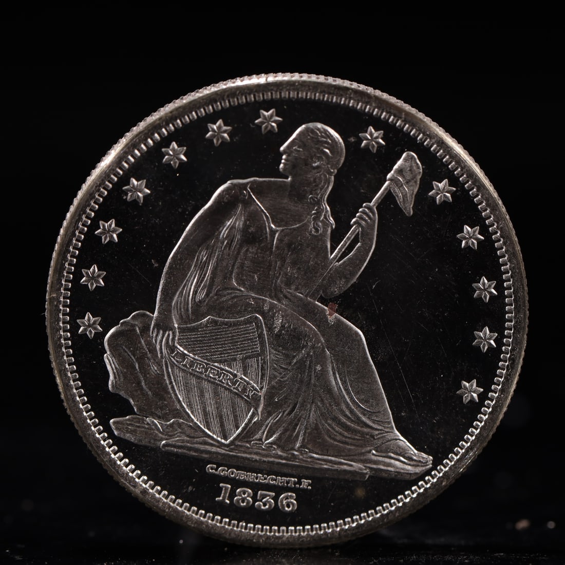 USA One Dollar 1856 Coin (1 of 2)