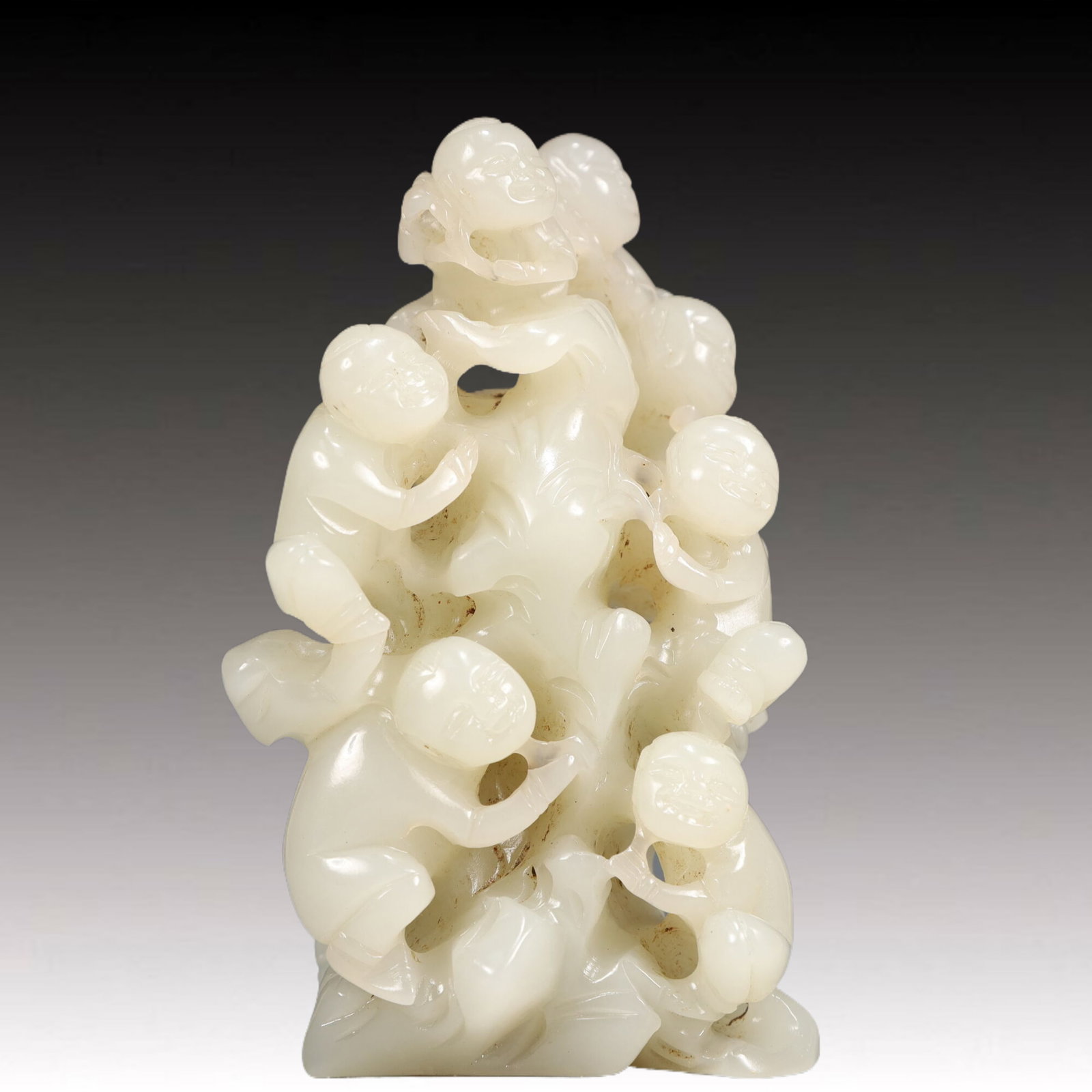 An Exquisite White Jade Figure Ornament (1 of 5)