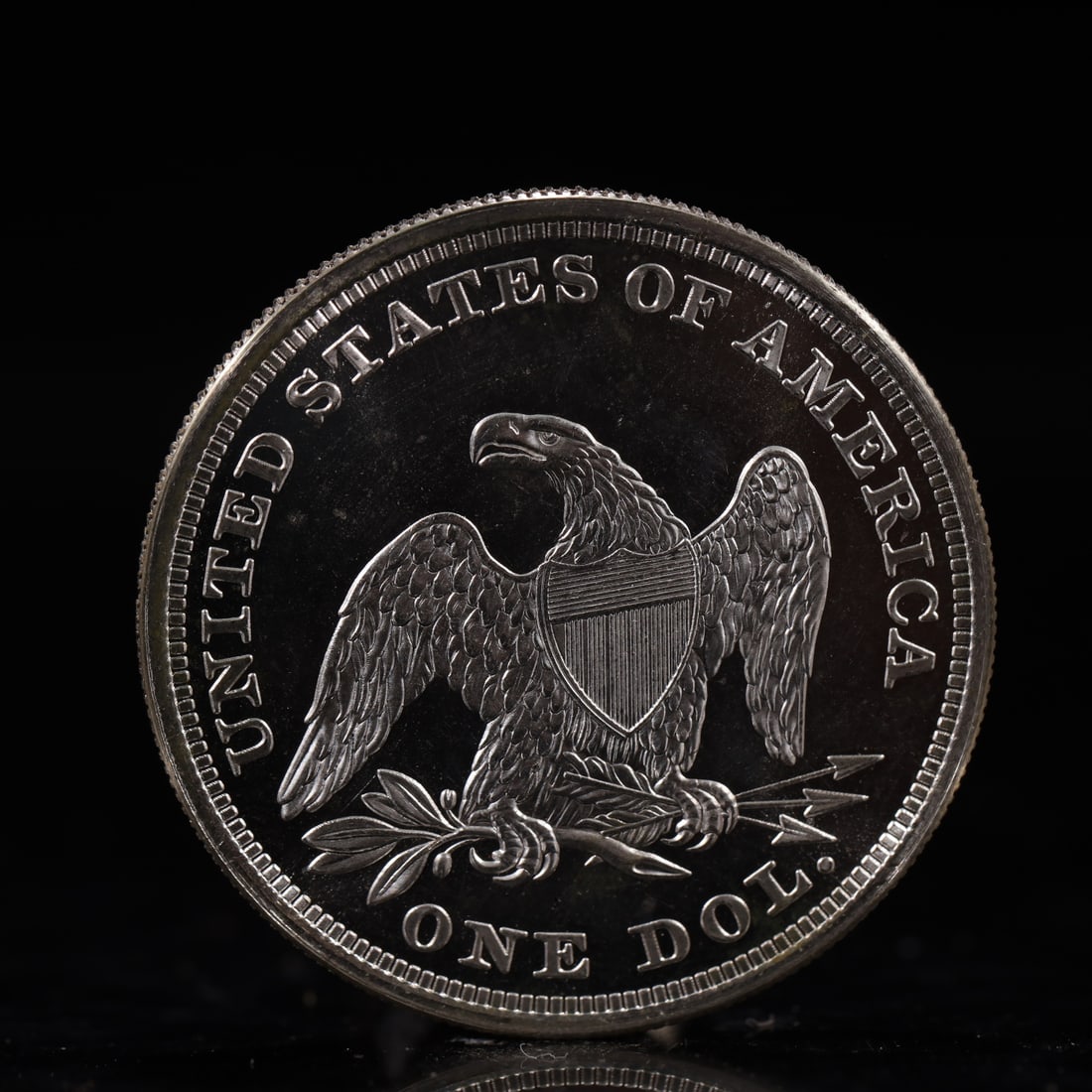 USA One Dollar 1846 Coin - 2