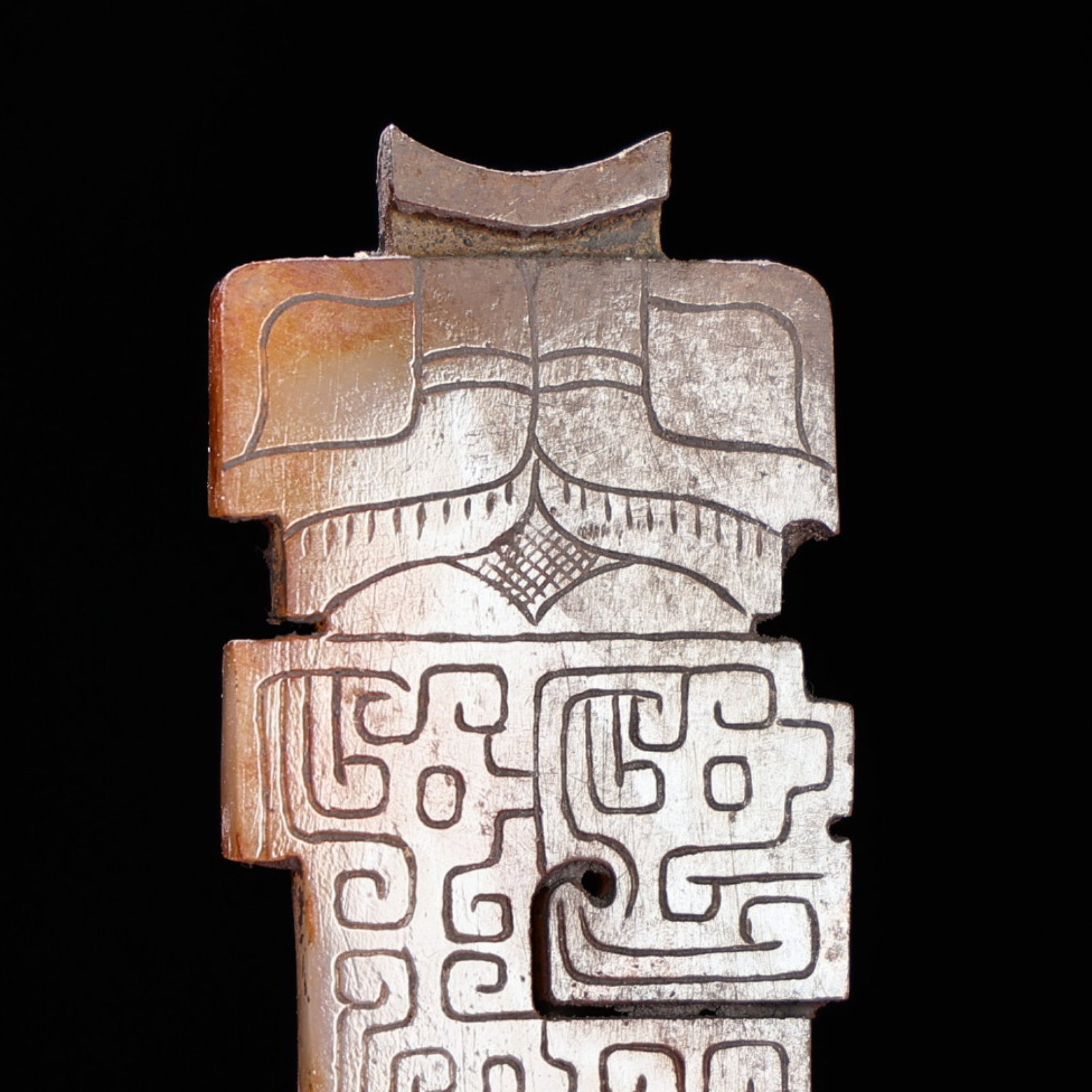 White Jade Dragon Pattern Ornament - 9