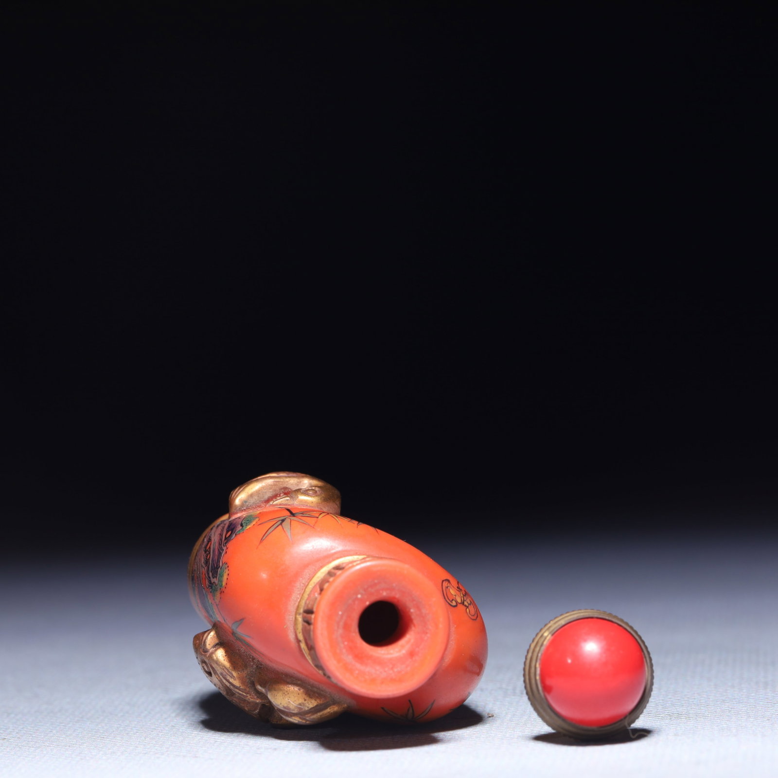 An Exquisite Glass Figure Pattern Snuff Bottle - 7