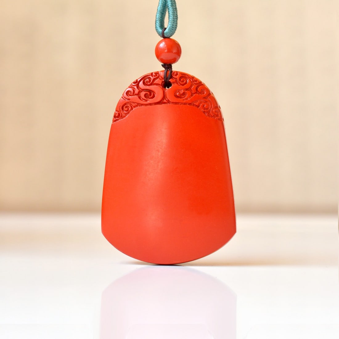 An Exquisite Cinnabar Pendant - 2