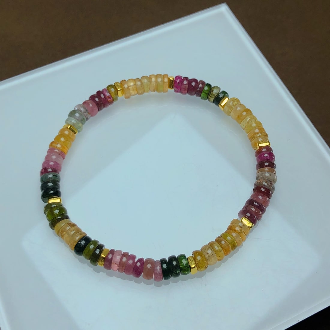 An Exquisite Natural Tourmaline Bracelet (1 of 4)