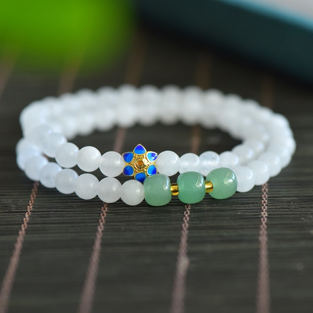 An Exquisite White Jade Bracelet - 4