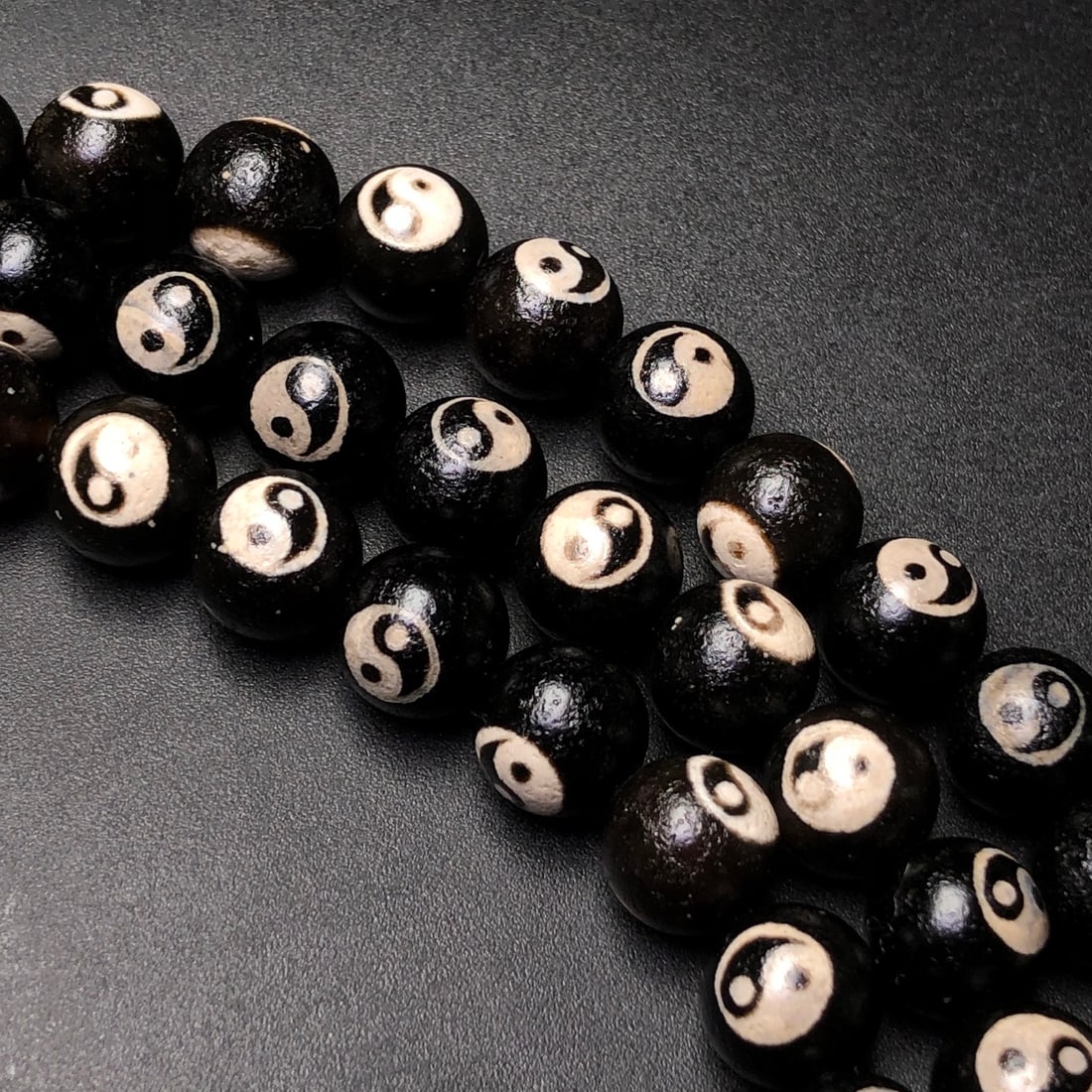 An Exquisite Dzi Bead Trigram Pattern Pendant - 7