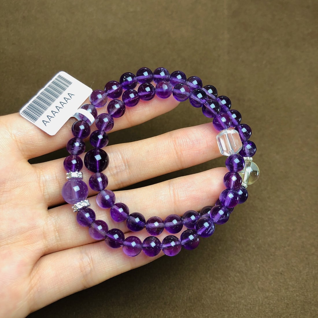 An Exquisite Crystal Bracelets: An Exquisite Crystal Bracelets,Size:0.3in,0.4in,Weight:25.4g 水晶手串