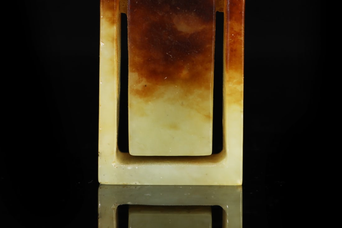 A Exquisite Hotan Jade Dragon Pattern Seal - 5