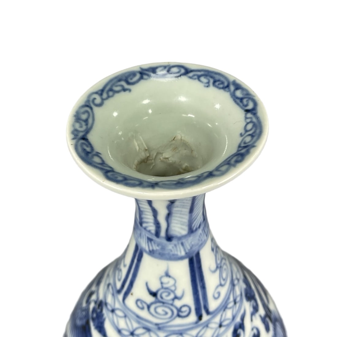 A Exquisite Blue and White Phoenix Pattern Vase - 5
