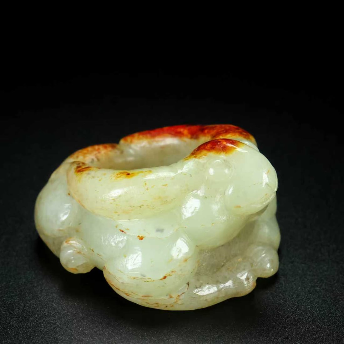 A Exquisite Hotan Jade Thumb Ring - 7