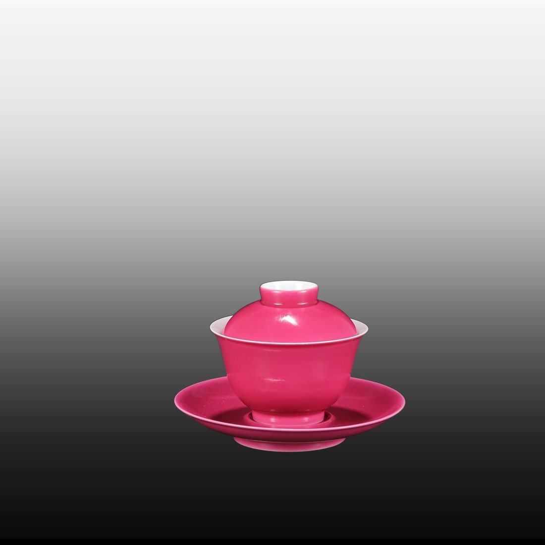 A Exquisite Ruby Red-Glazed Bowl - 2