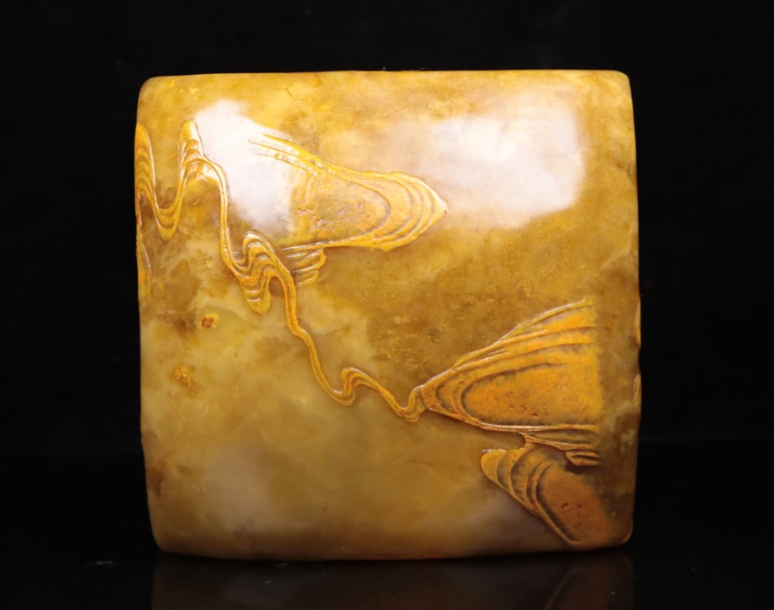 A Exquisite Shoushan Stone Figures Pattern Seal - 11