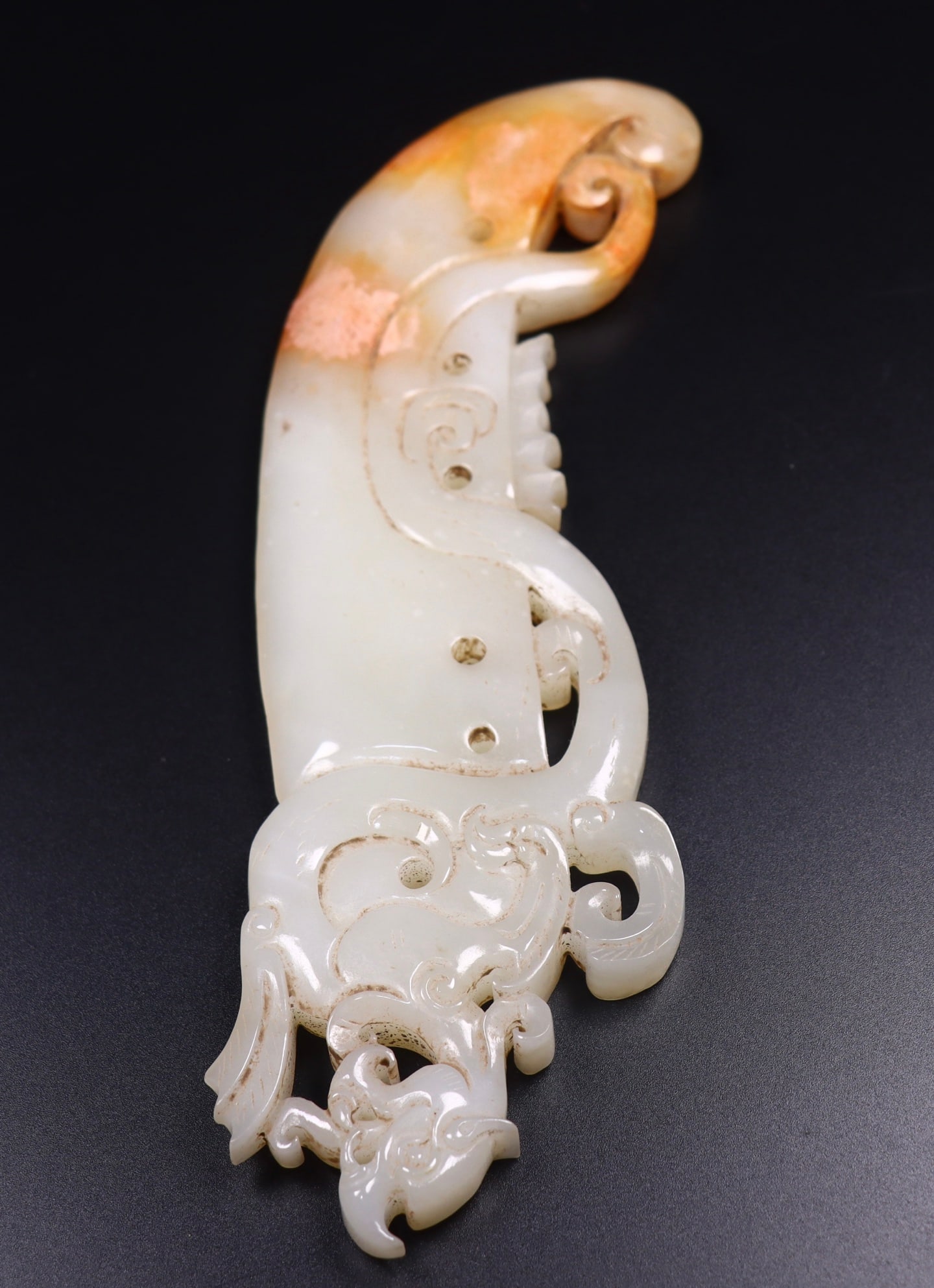 A Exquisite Hotan Jade Knife - 2