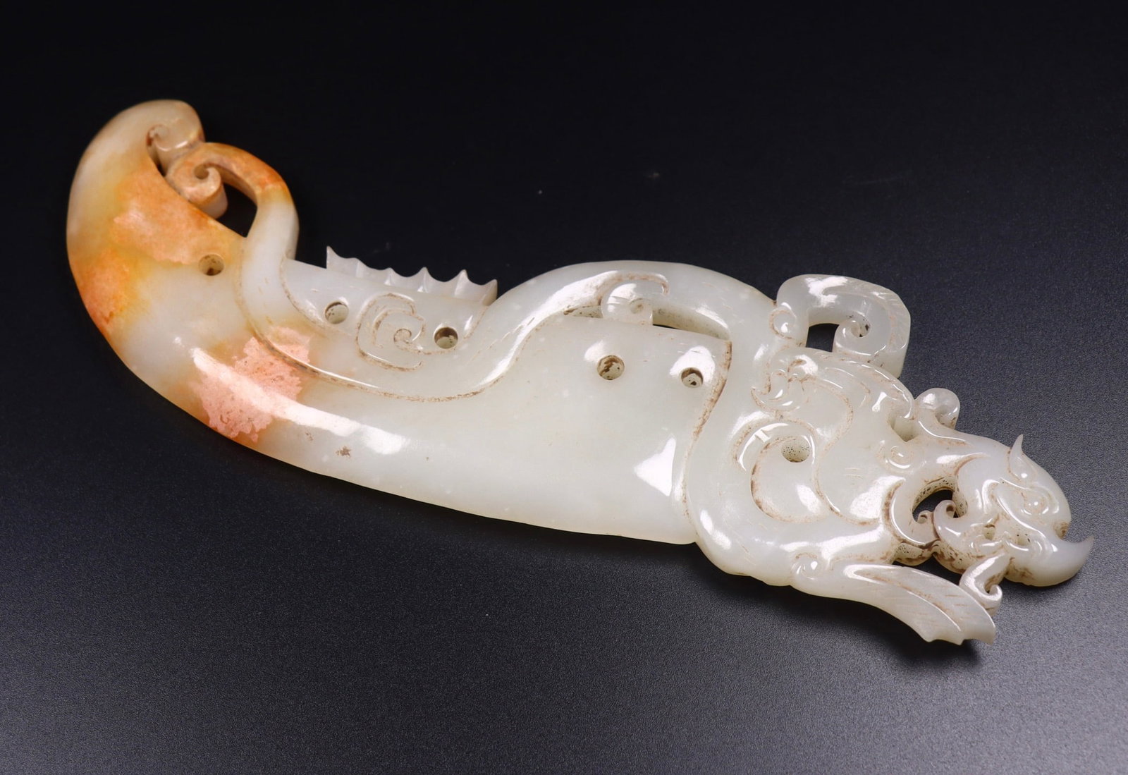 A Exquisite Hotan Jade Knife - 7