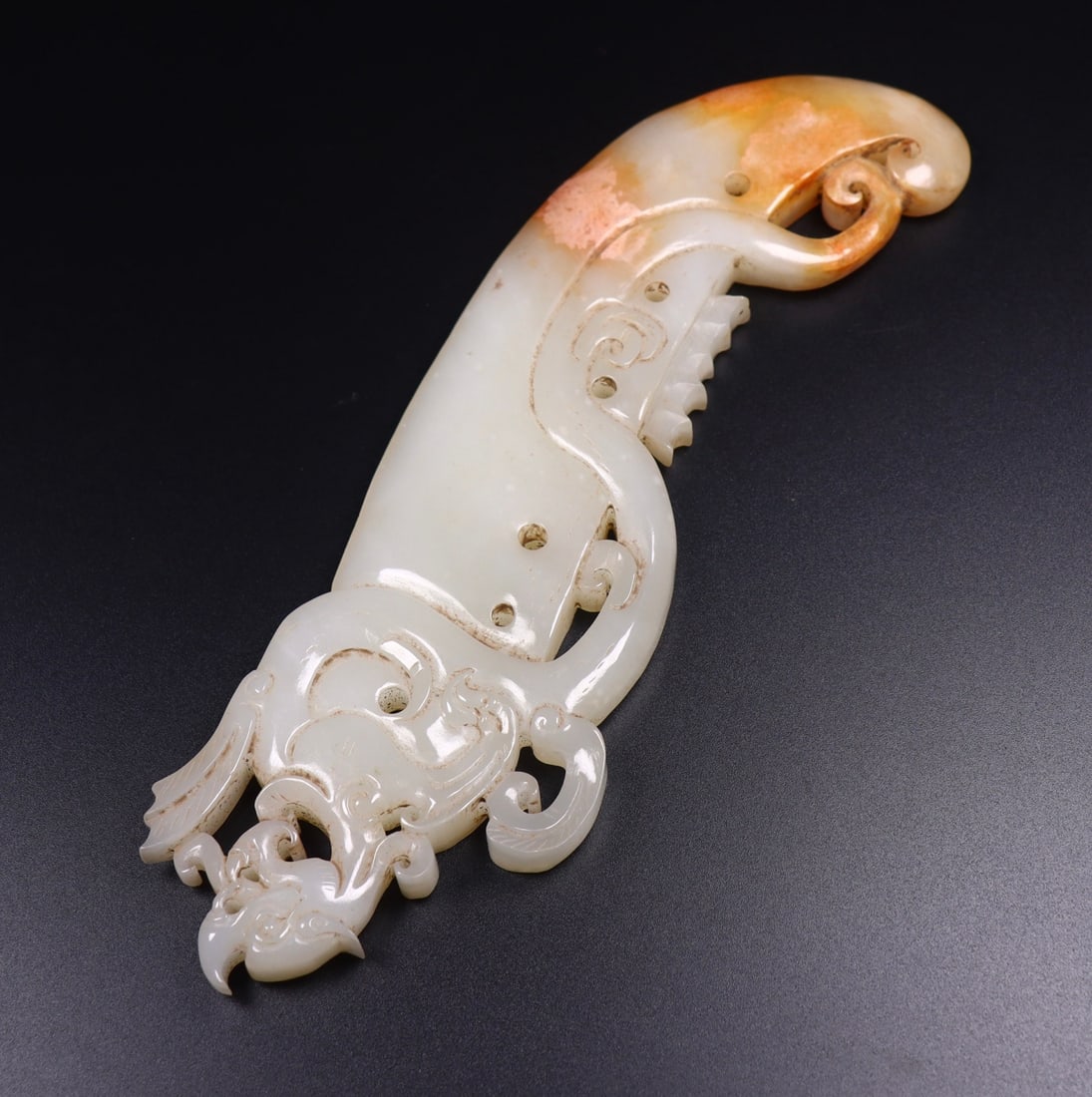 A Exquisite Hotan Jade Knife - 8