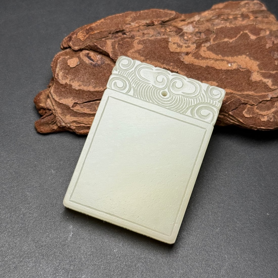 A Exquisite Hotan Jade Plaque - 2