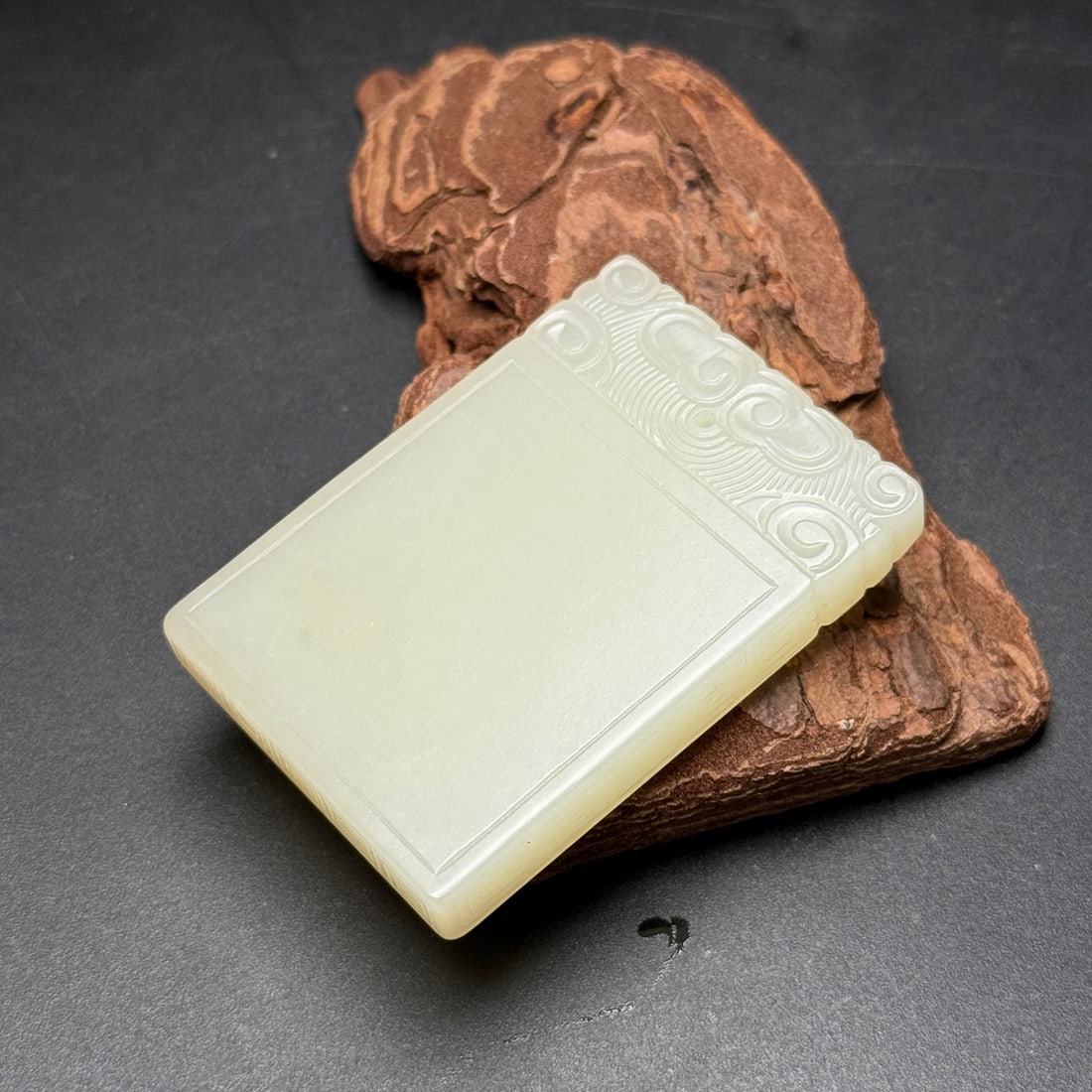 A Exquisite Hotan Jade Plaque - 4