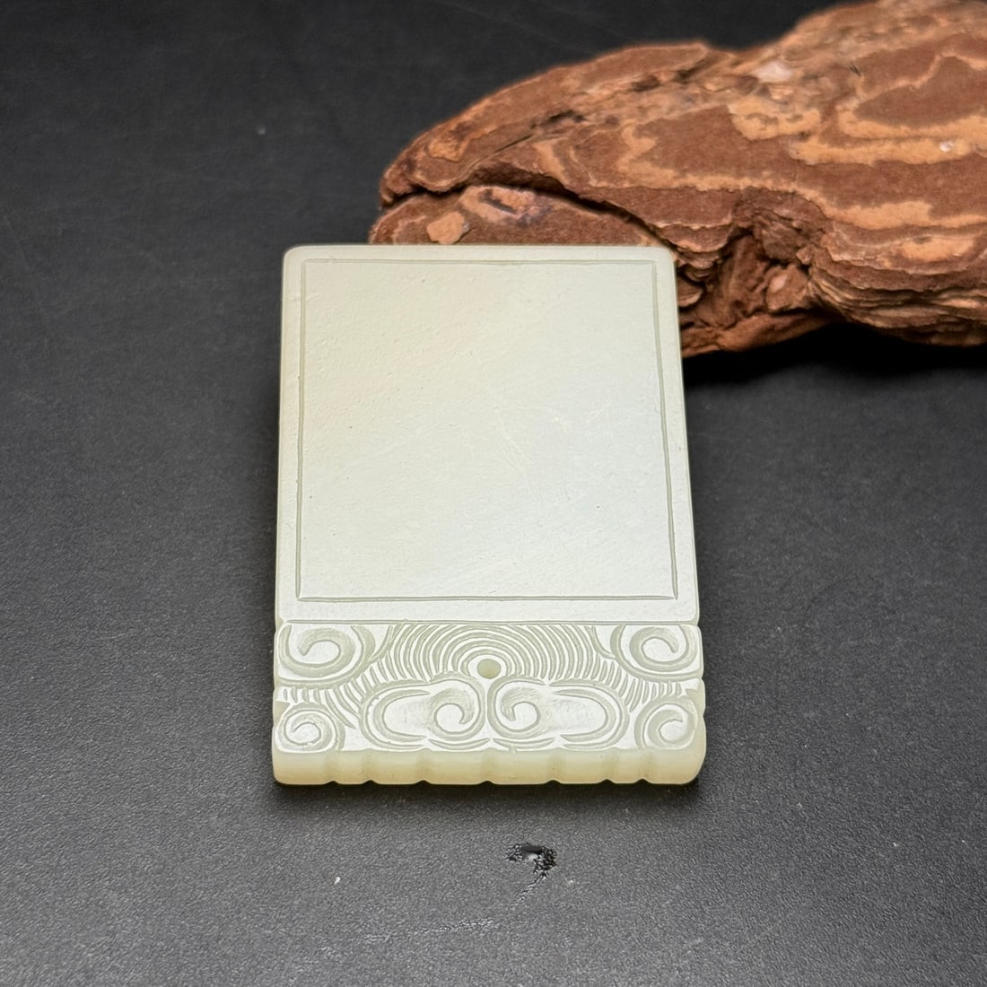 A Exquisite Hotan Jade Plaque - 6