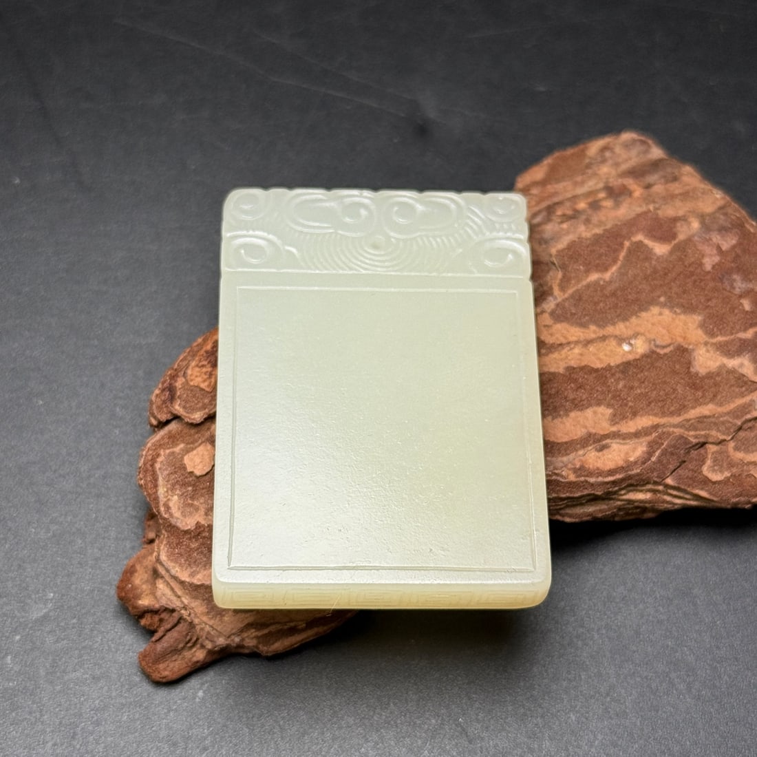 A Exquisite Hotan Jade Plaque - 7