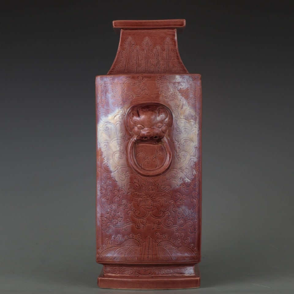 A Exquisite Guan yao Dragon Pattern Vase - 4
