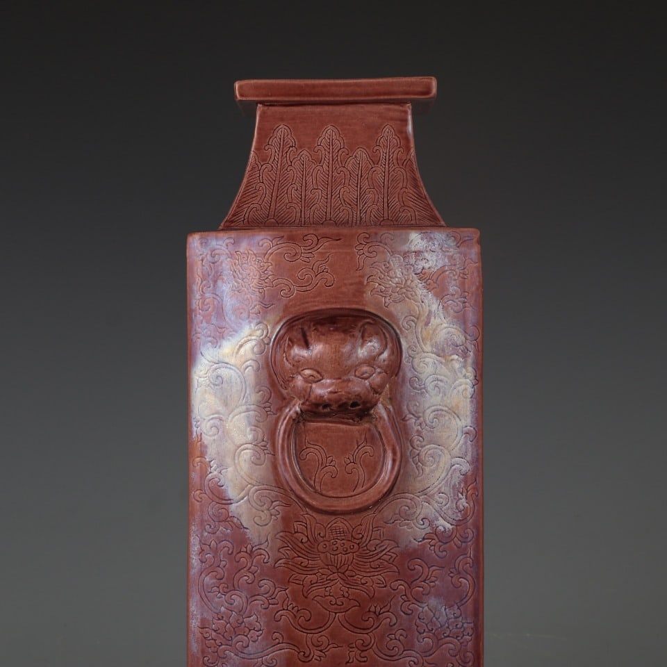 A Exquisite Guan yao Dragon Pattern Vase - 5