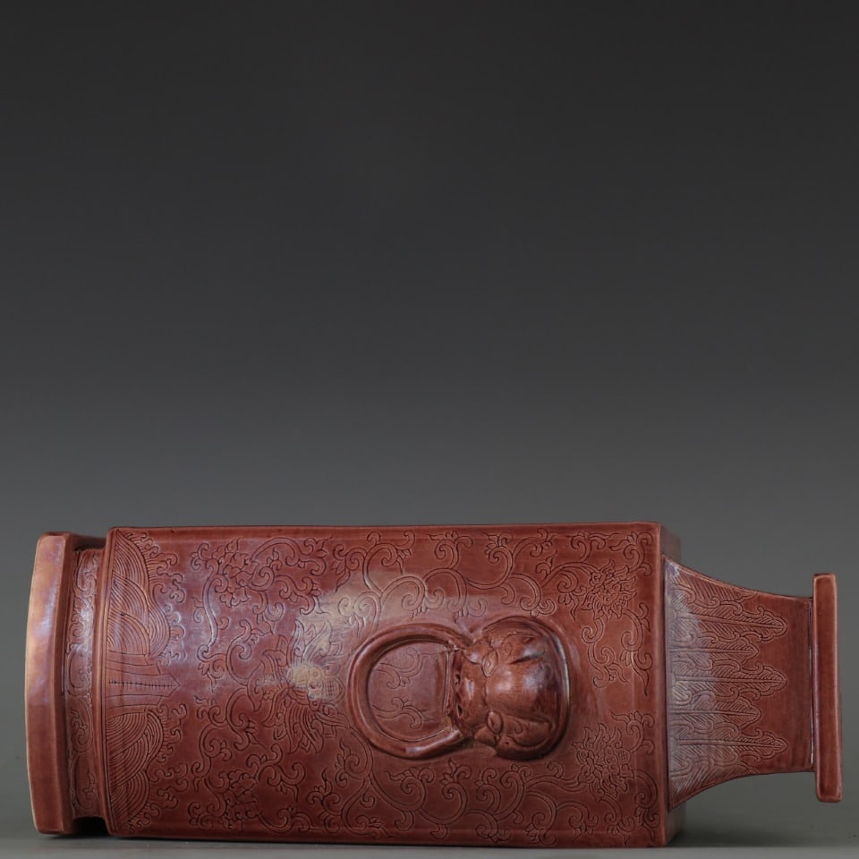 A Exquisite Guan yao Dragon Pattern Vase - 6