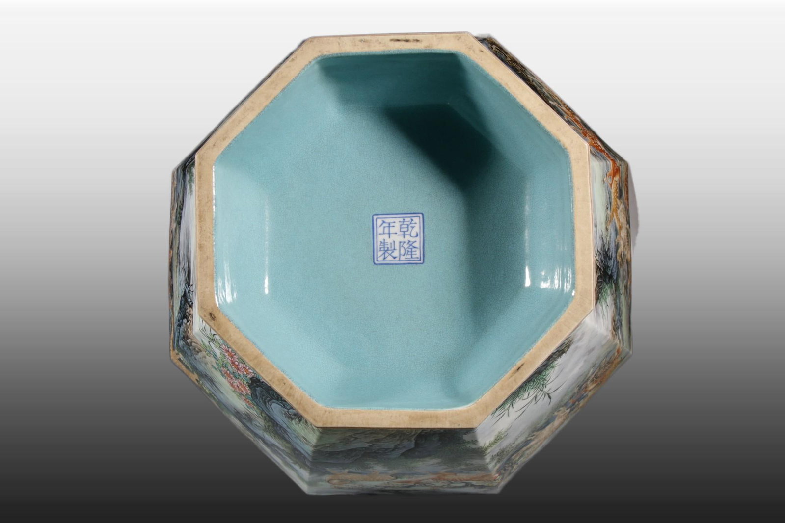 A Exquisite Enamel Lotus Pattern Sika Deer Pattern Vase - 7