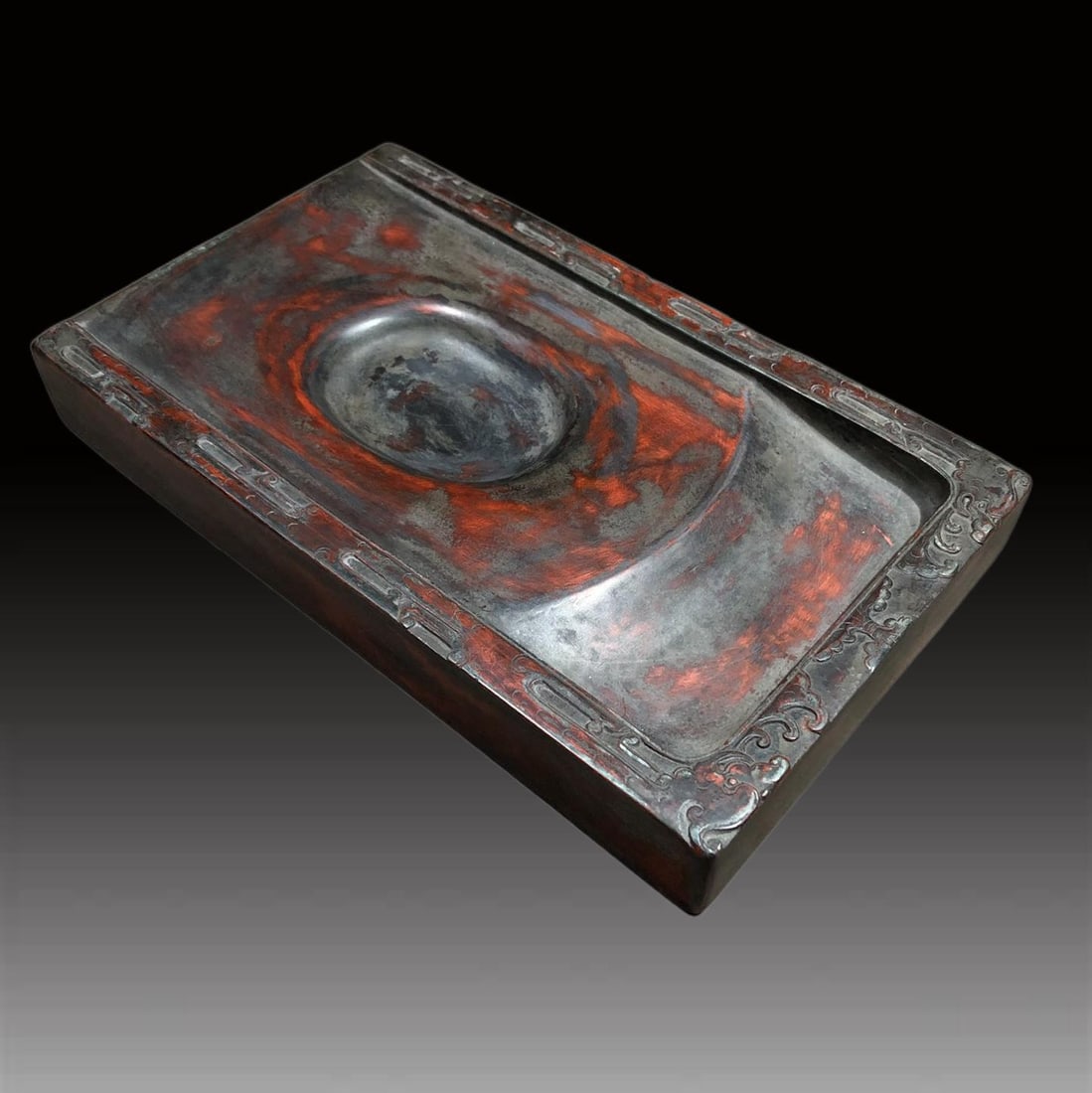 A Exquisite Wang Jie Mark Dragon Pattern Inkstone - 5