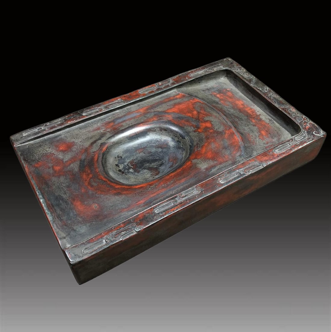 A Exquisite Wang Jie Mark Dragon Pattern Inkstone - 6