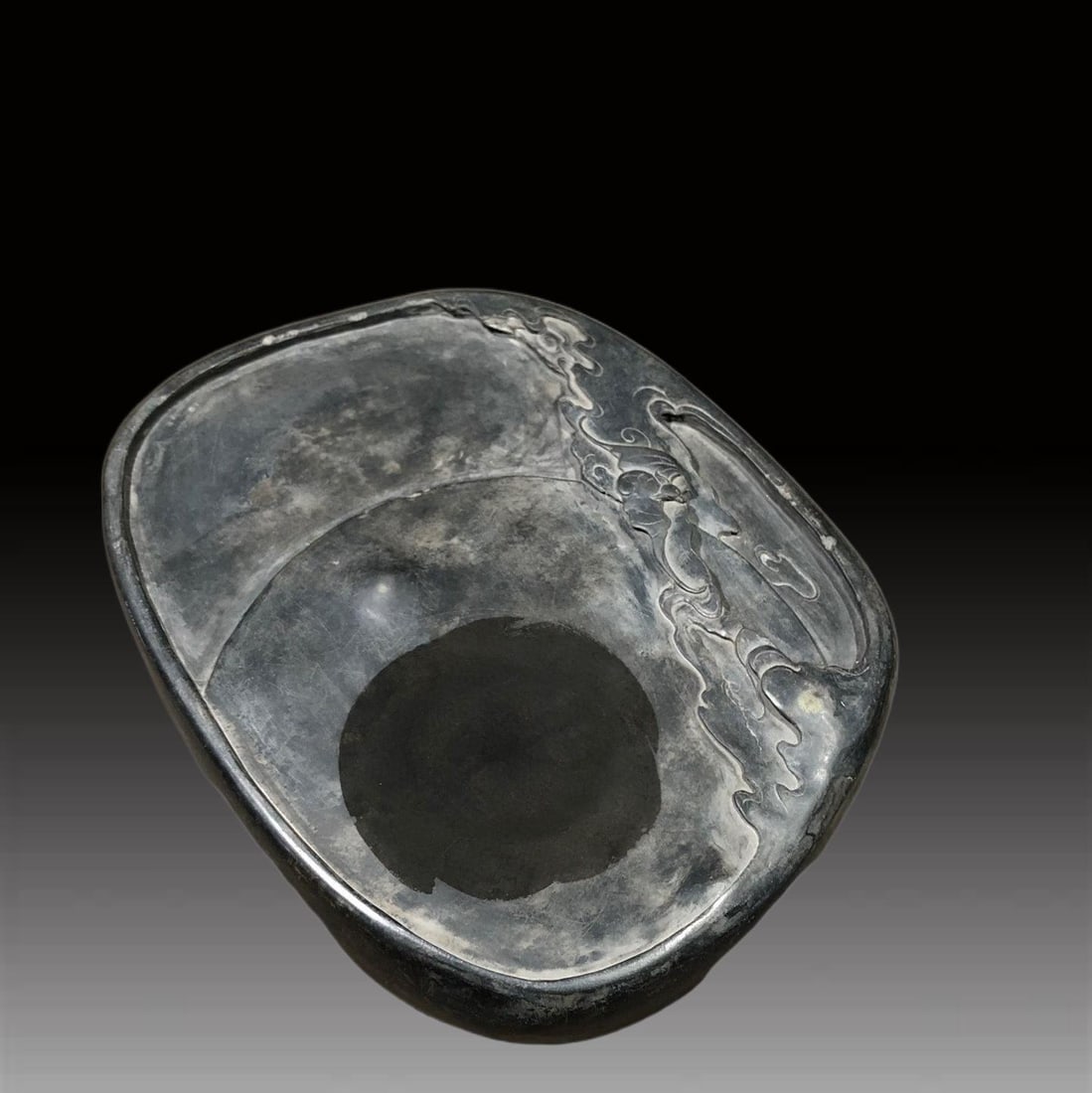 A Exquisite Auspicious Cloud and Bats Pattern Inkstone - 6