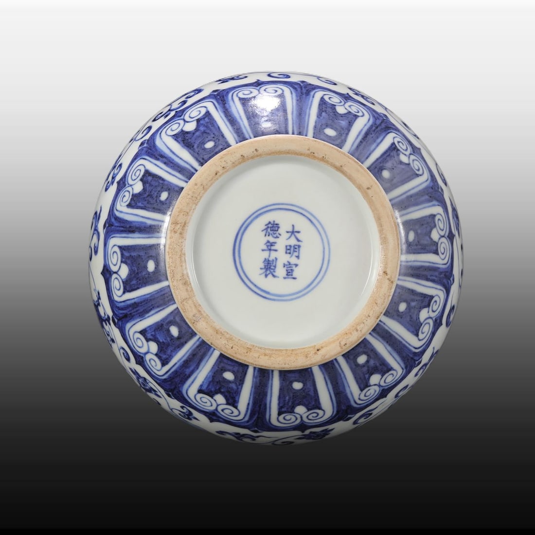 A Exquisite Blue and White Lotus Pattern Dragon Pattern Vase - 9