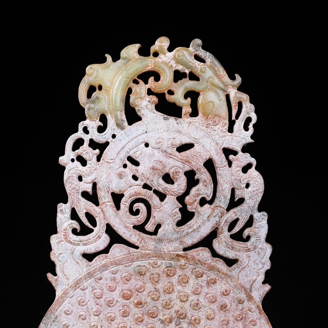 A Exquisite Hotan Jade Phoenix Pattern Jade Pendant - 2