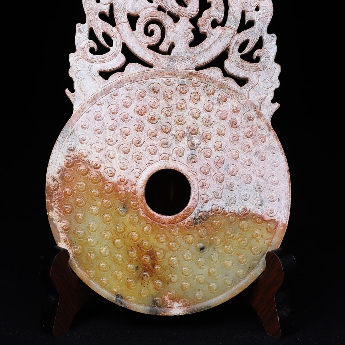 A Exquisite Hotan Jade Phoenix Pattern Jade Pendant - 3