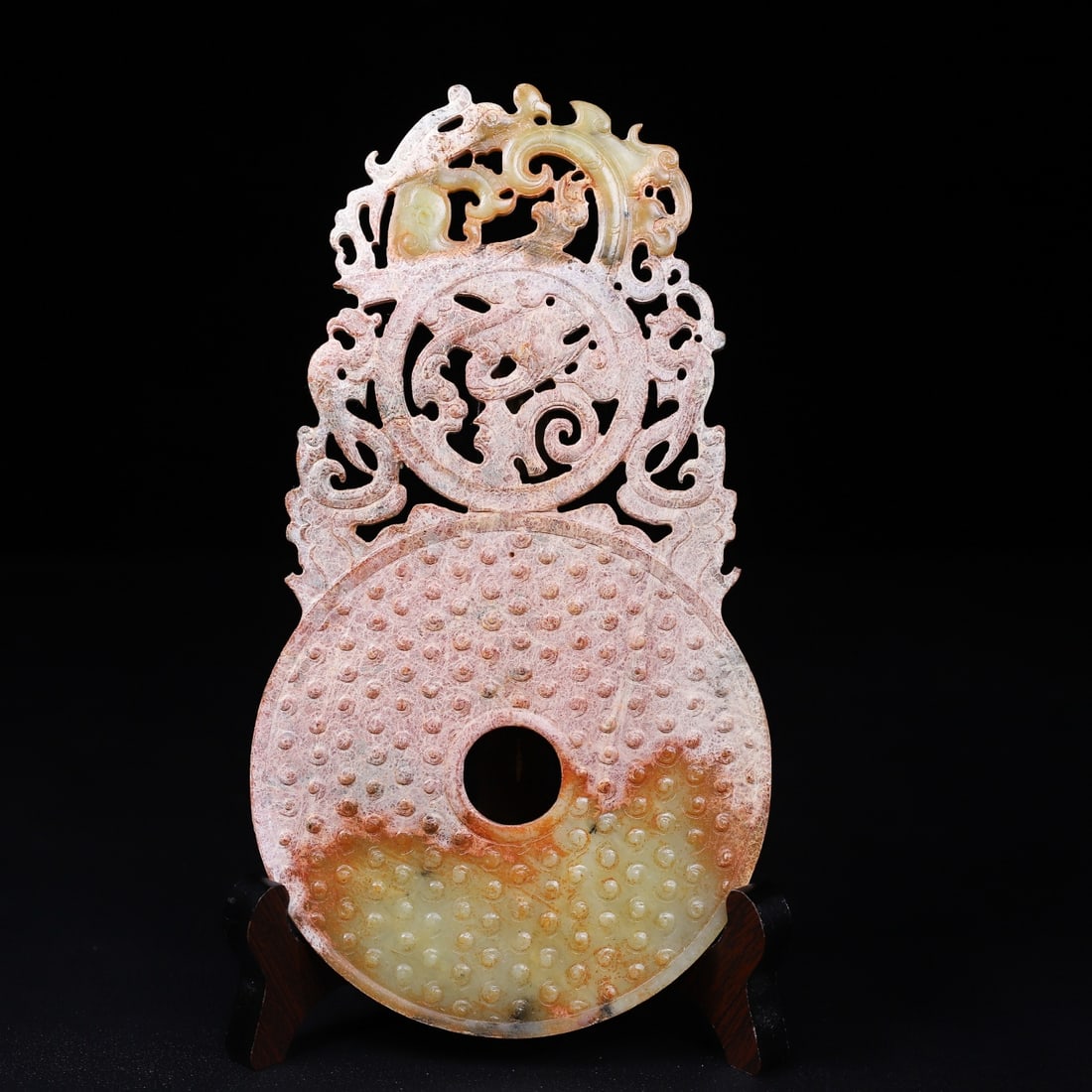 A Exquisite Hotan Jade Phoenix Pattern Jade Pendant - 6