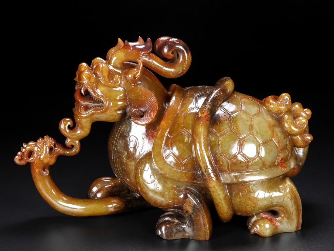 A Exquisite Hotan Jade Black Tortoise (1 of 9)