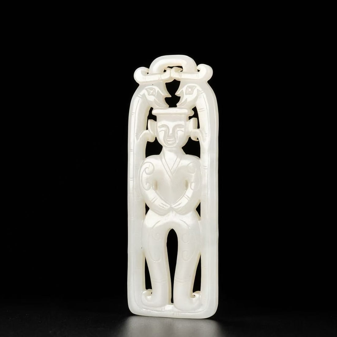 A Exquisite Hotan Jade Figures Pattern Plaque - 6
