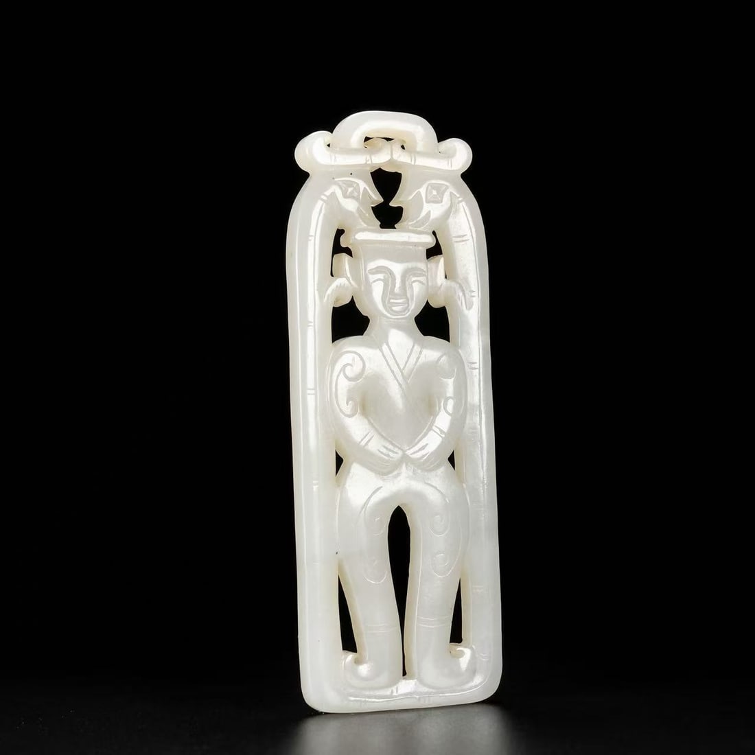 A Exquisite Hotan Jade Figures Pattern Plaque - 7