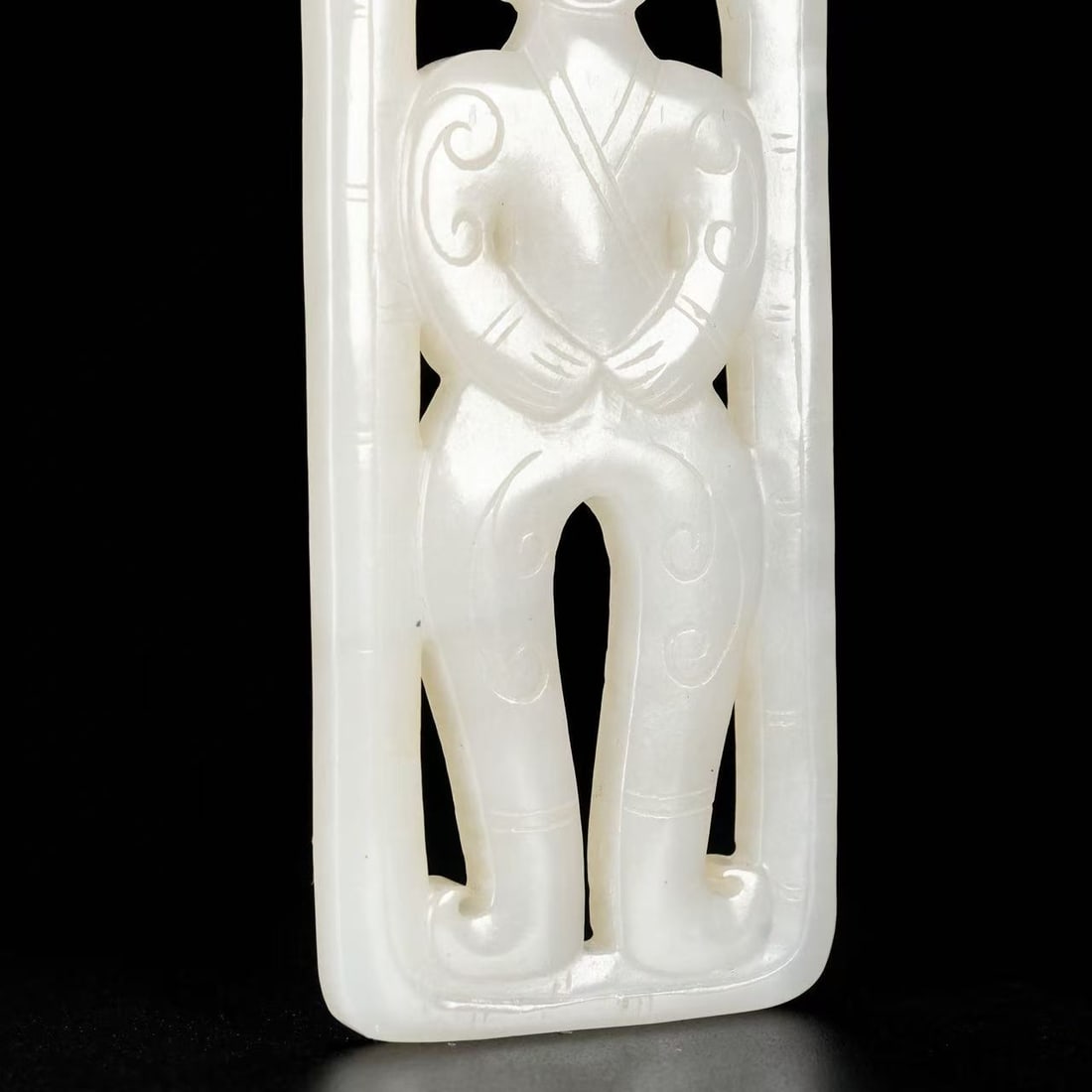 A Exquisite Hotan Jade Figures Pattern Plaque - 8