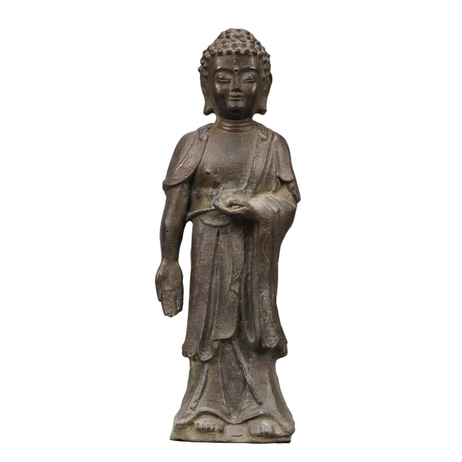A Fabulous Bronze Figure Of Buddha Shakyamuni (1 of 10)
