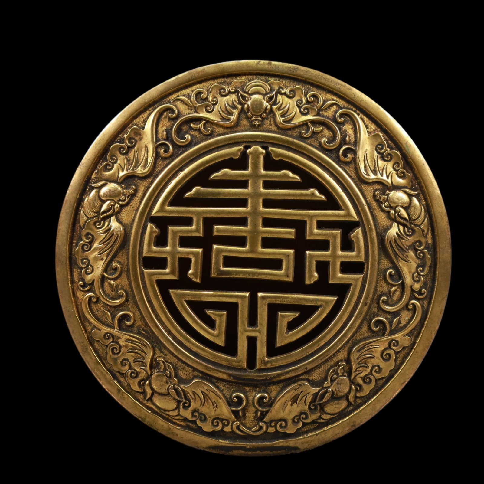 A Rare Gilt Bronze Lion Pattern Cover Jar - 5