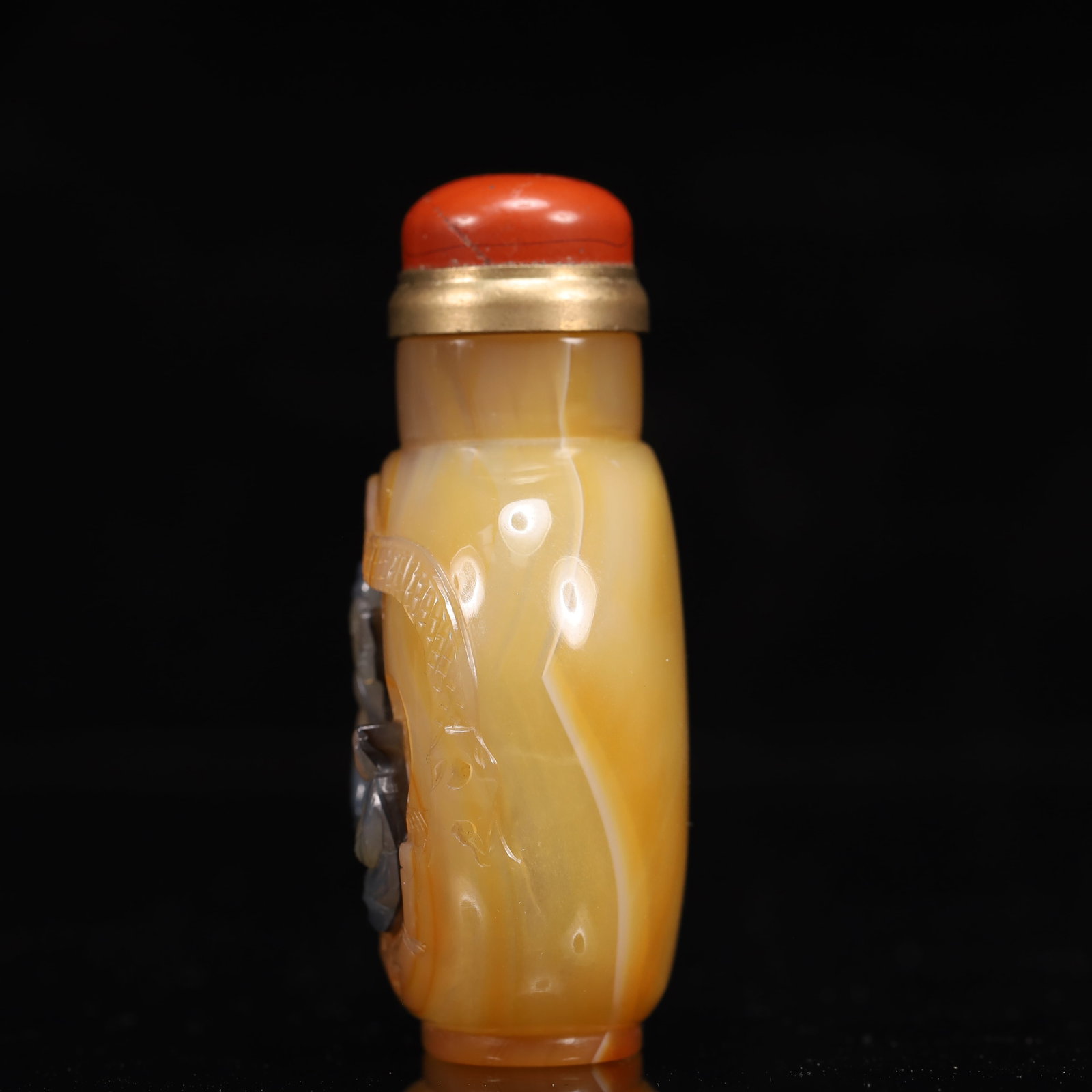 An Exquisite Agate Figure Pattern Snuff Bottle - 6