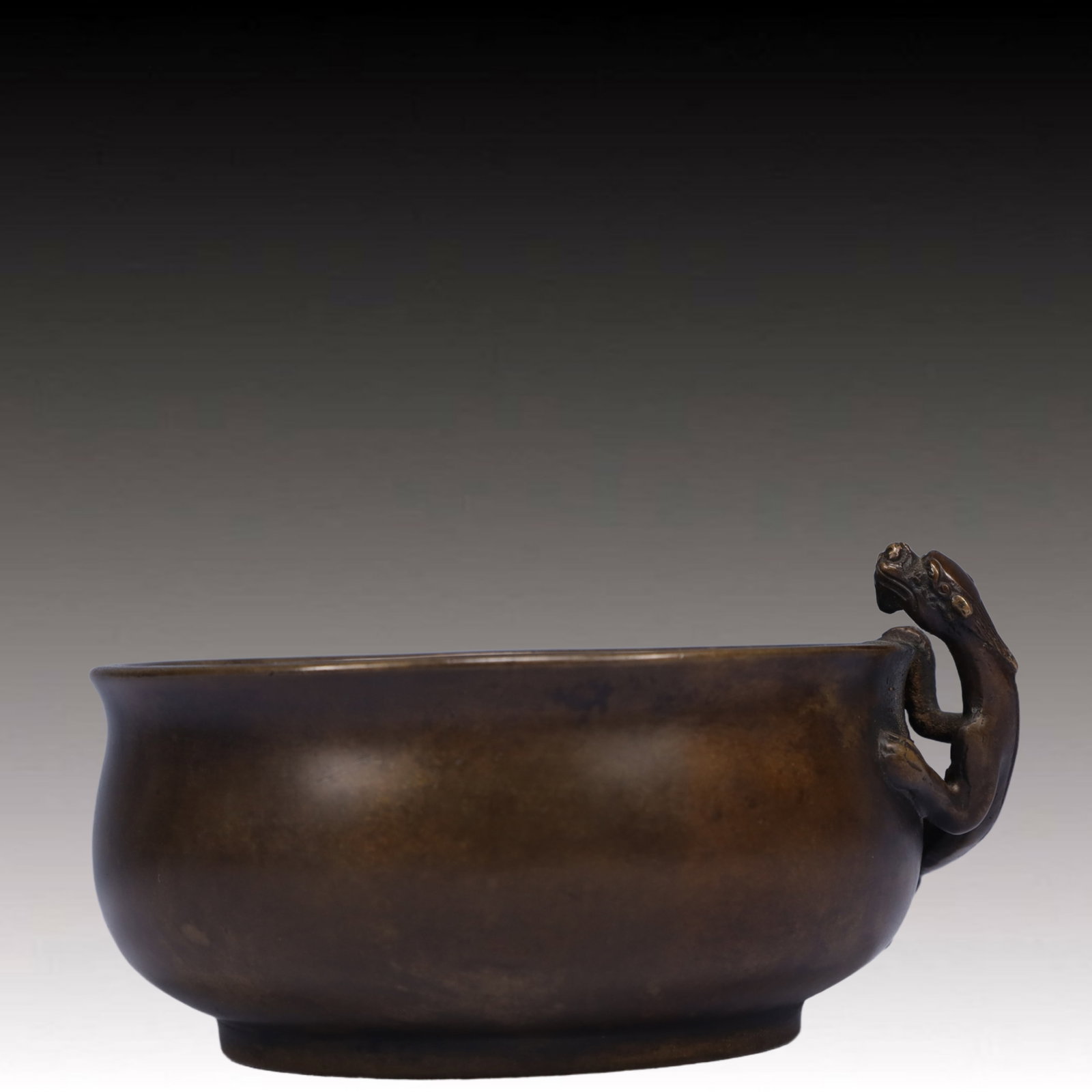 An Exquisite Bronze Chi-Dragon Pattern Censer,Qing Dynasty, China,With (1 of 8)