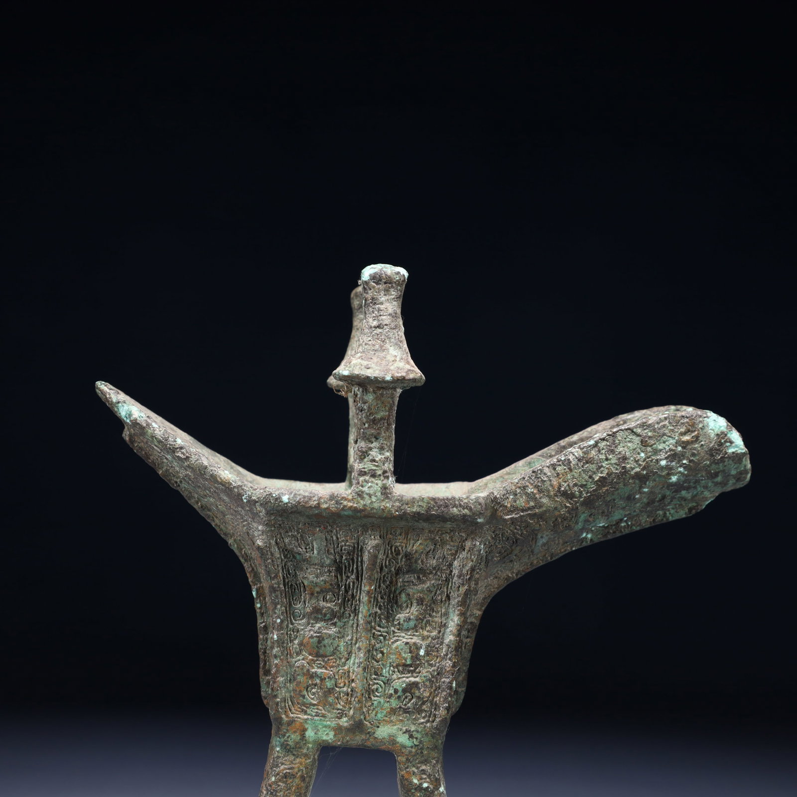 A Rare Bronze Goblet - 2