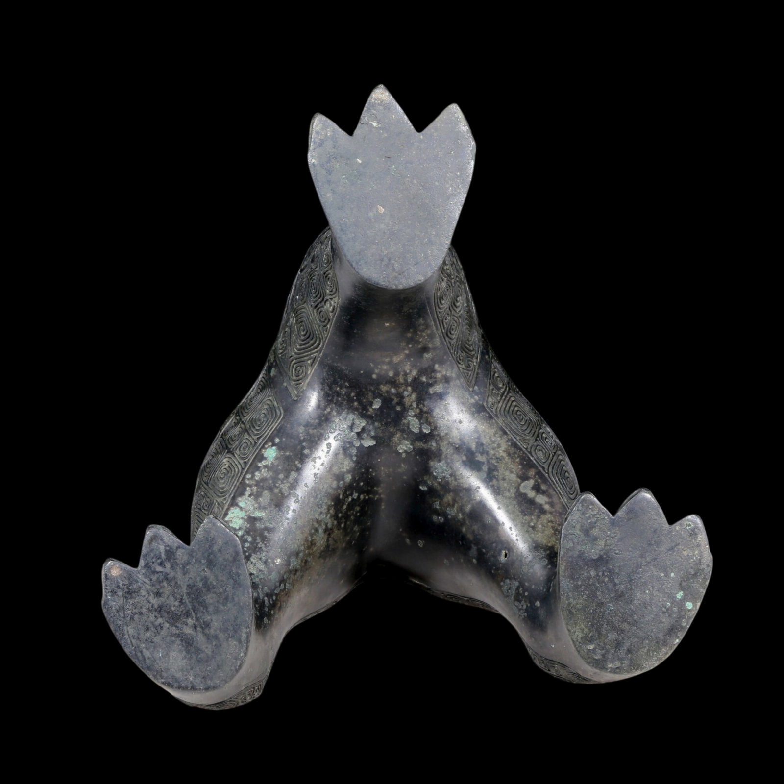 A precious bronze figure candlestick - 17