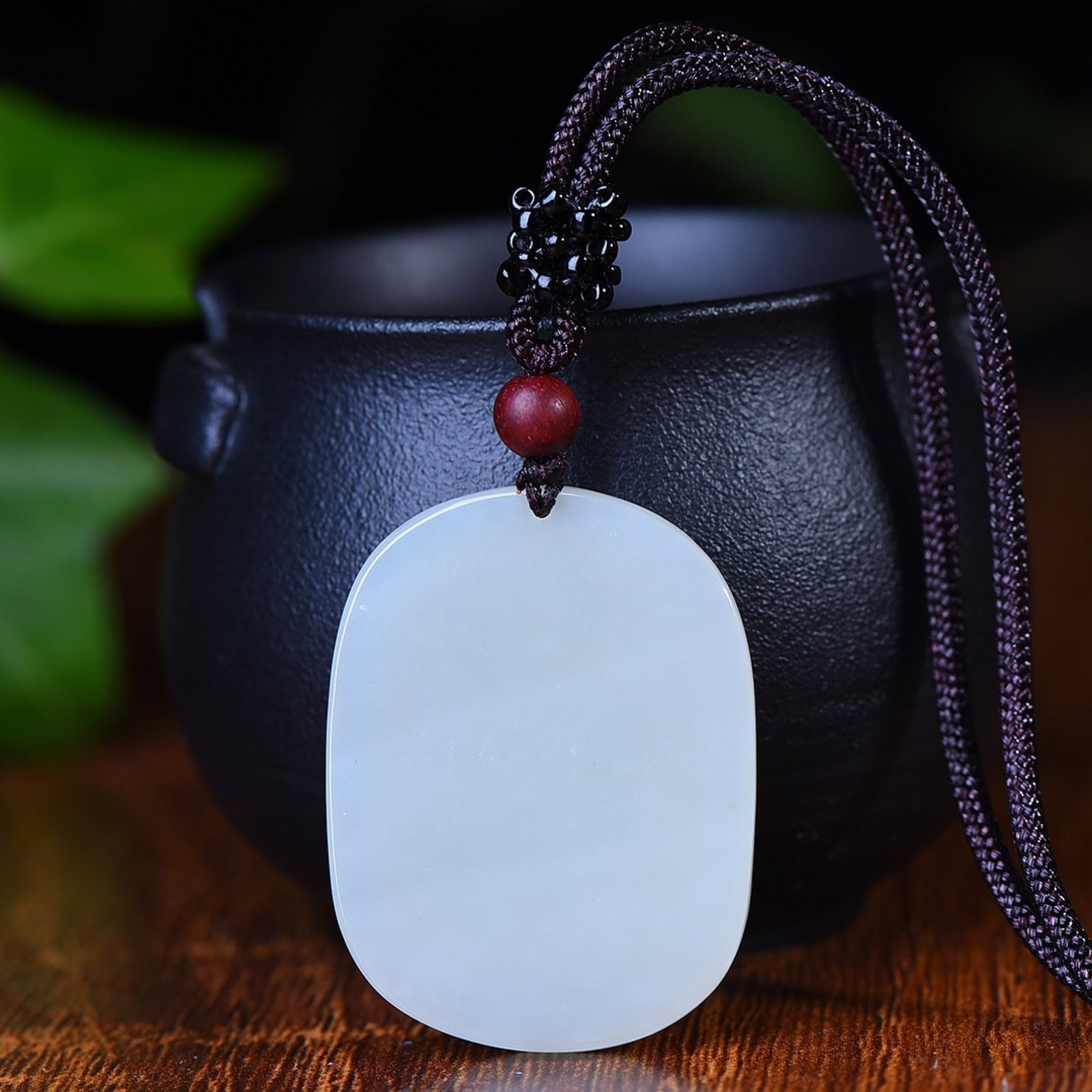 An Exquisite White Jade Mouse Pattern Pendant - 5
