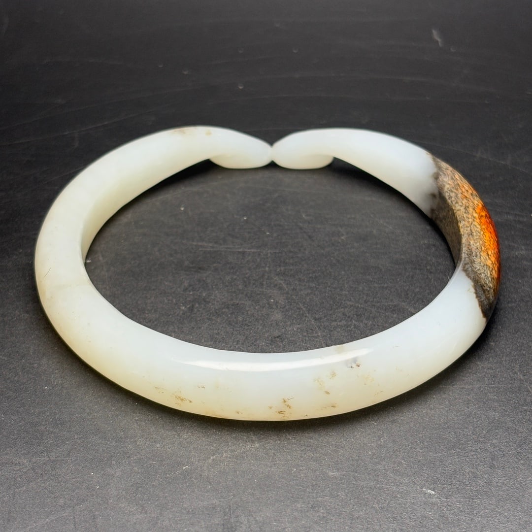 An Exquisite White Jade Bracelets - 2