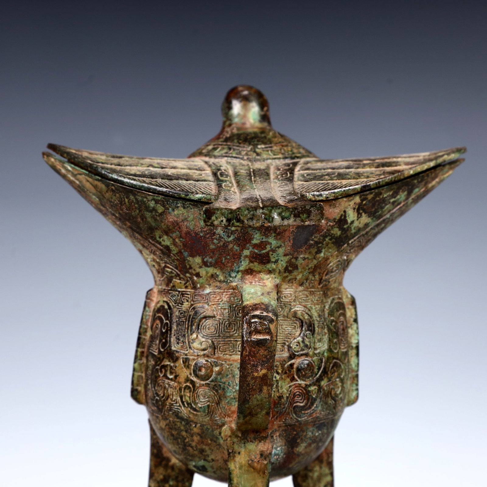 A Rare Bronze Goblet - 11