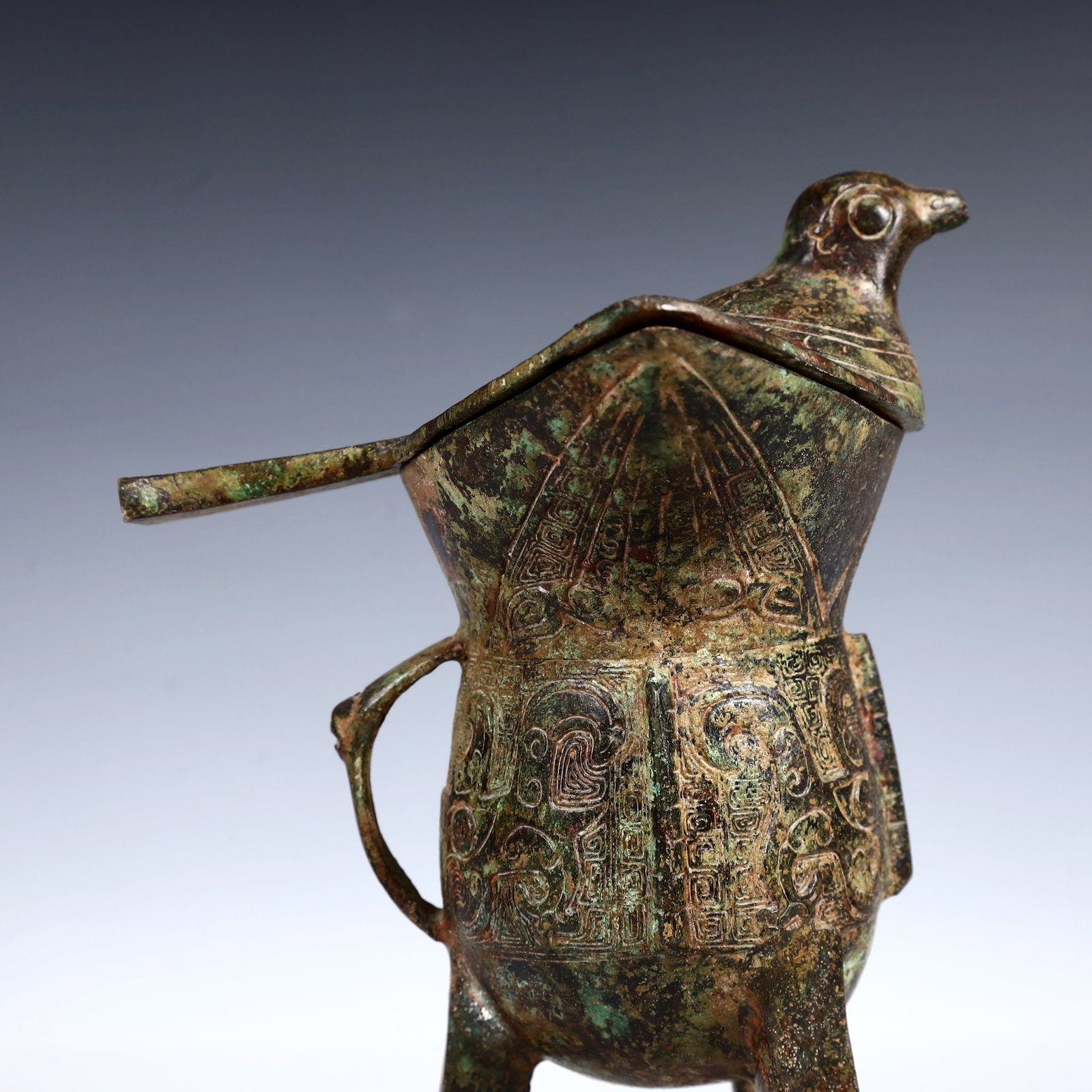 A Rare Bronze Goblet - 2