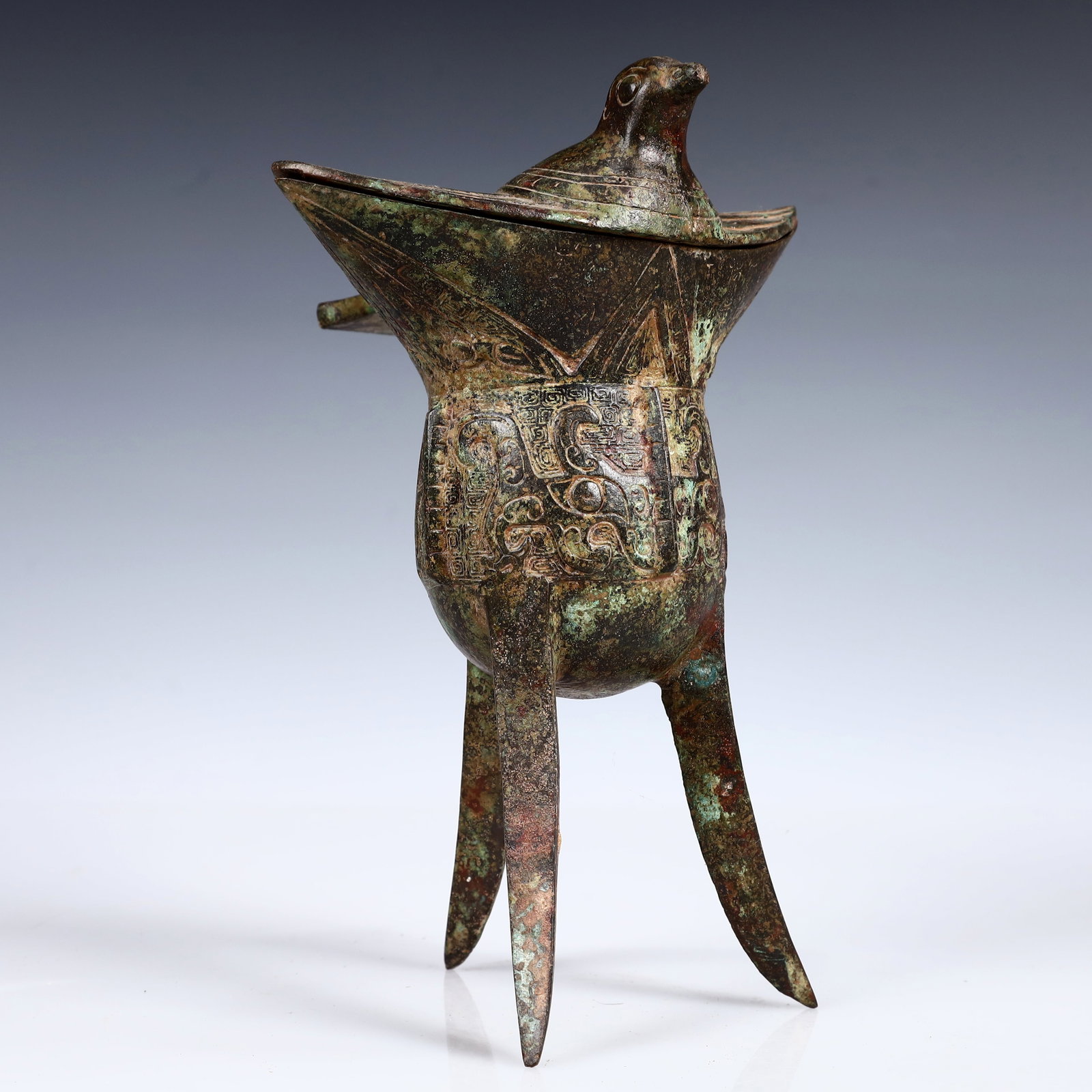 A Rare Bronze Goblet - 4