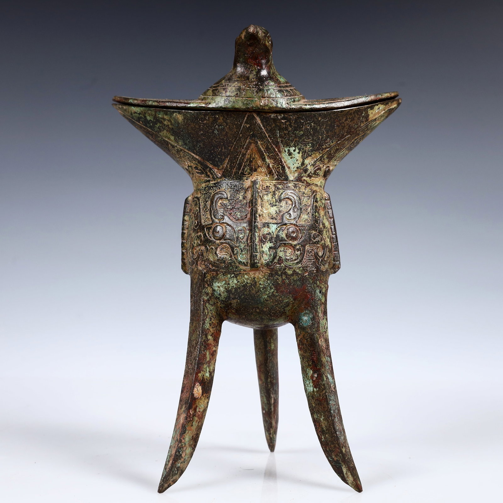 A Rare Bronze Goblet - 5