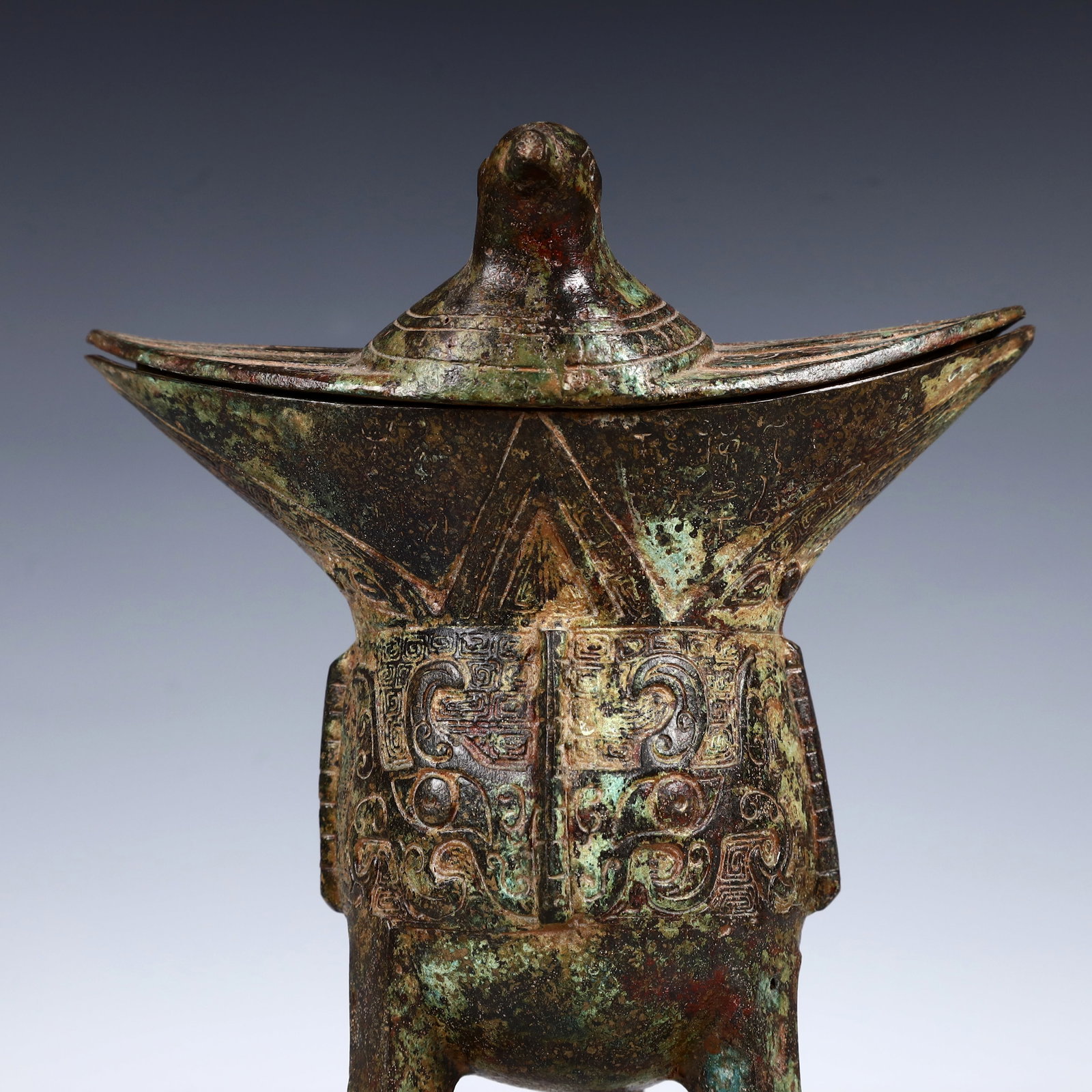 A Rare Bronze Goblet - 6